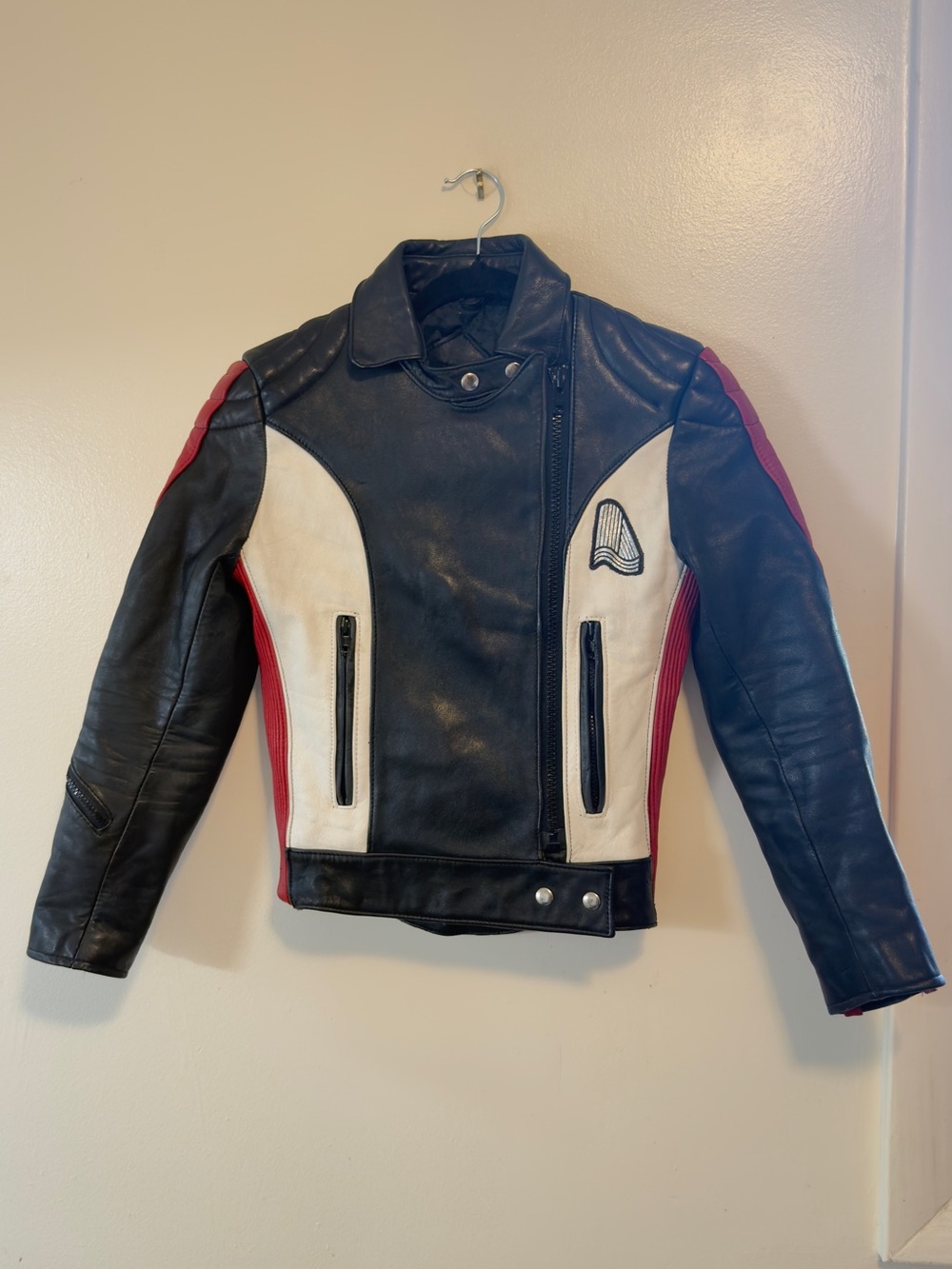 Vintage Wilhelm Krawehl Germany Leather Moto Jacket Unisex 36